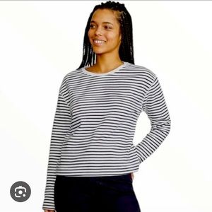 Elizabeth and James long sleeve striped T